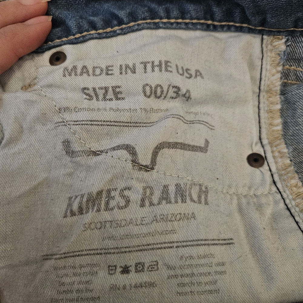 Kimes Ranch Denim Jeans - Made in USA 00/34 LOLA
